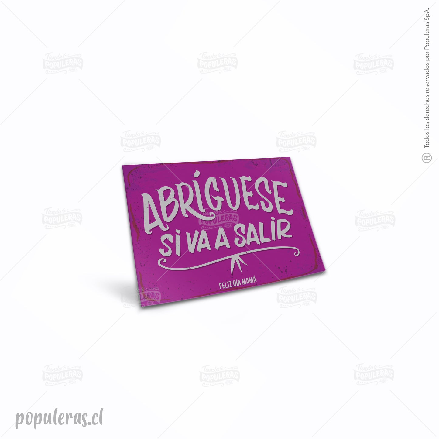 Cartel Abríguese si va a salir