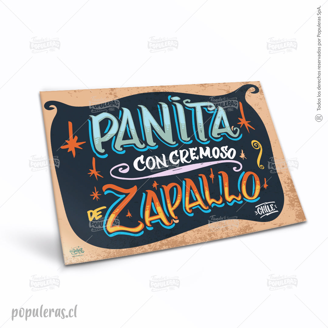 Cartel Panita con Cremoso Zapallo