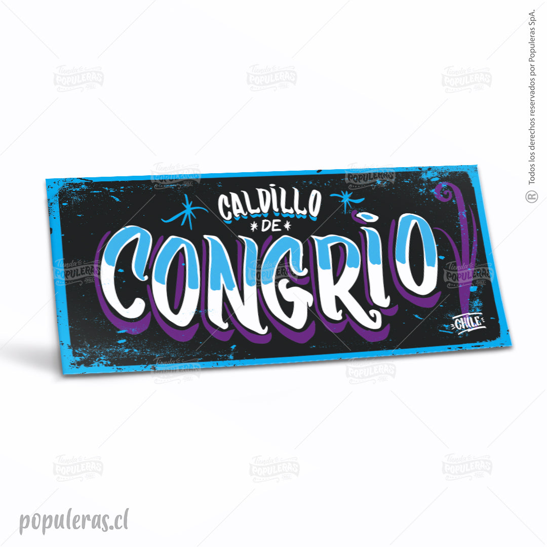 Cartel Caldillo de Congrio