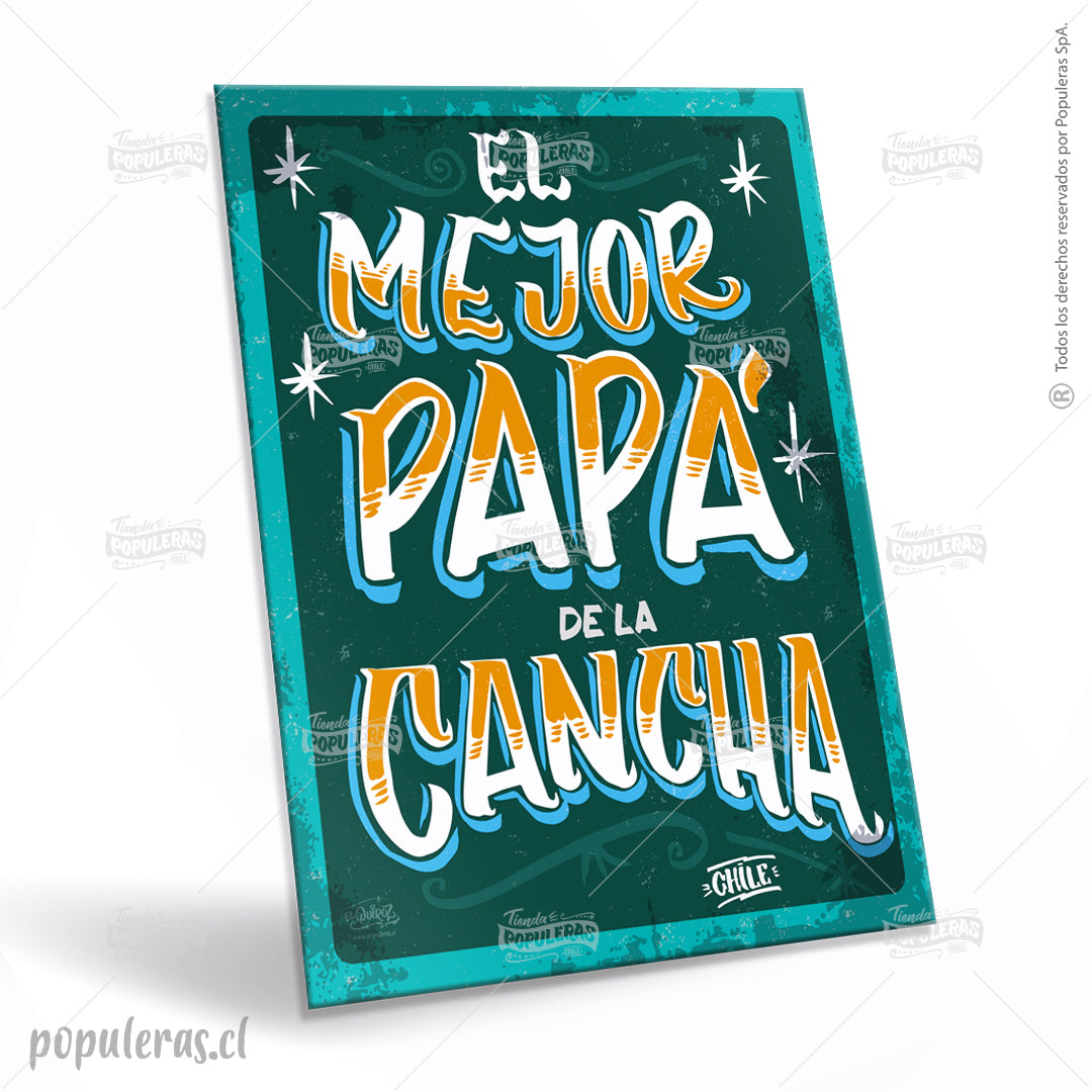 Cartel El mejor papá de la Cancha