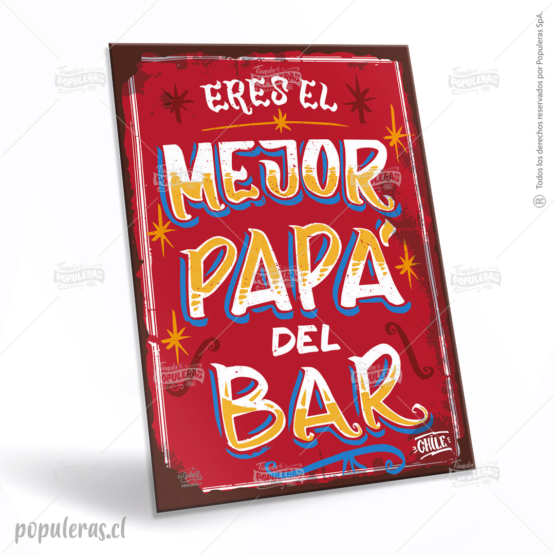 Cartel El mejor papá del Bar