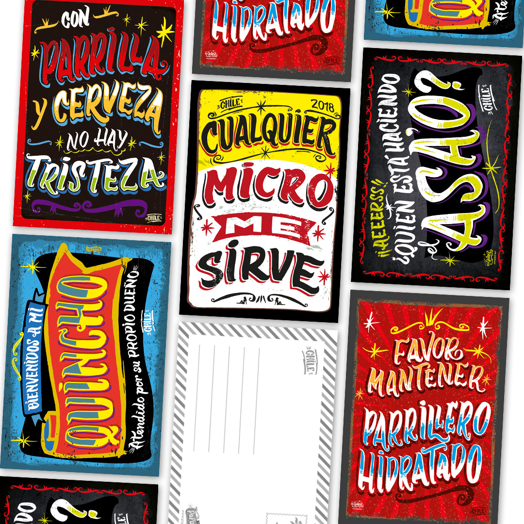 Set Postales Chilenas D