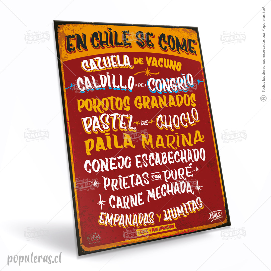 Cartel En Chile se Come...