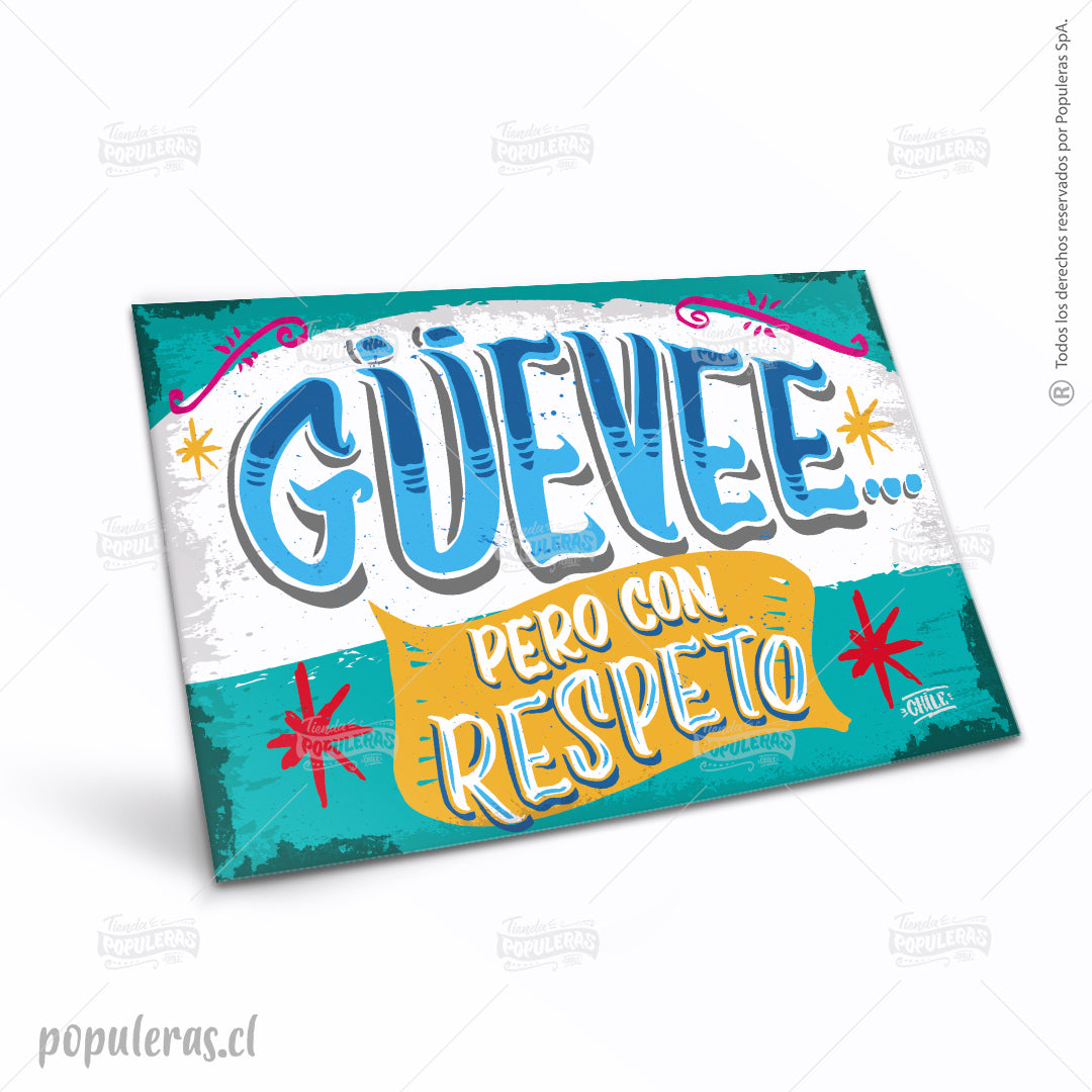 Cartel GÜEVEE B en grande