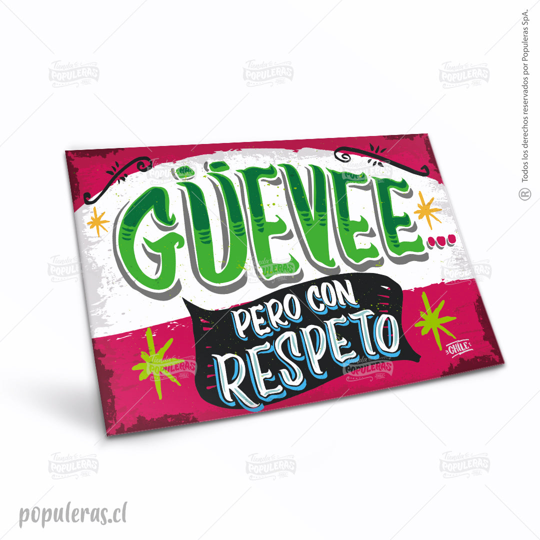 Cartel GÜEVEE C en grande