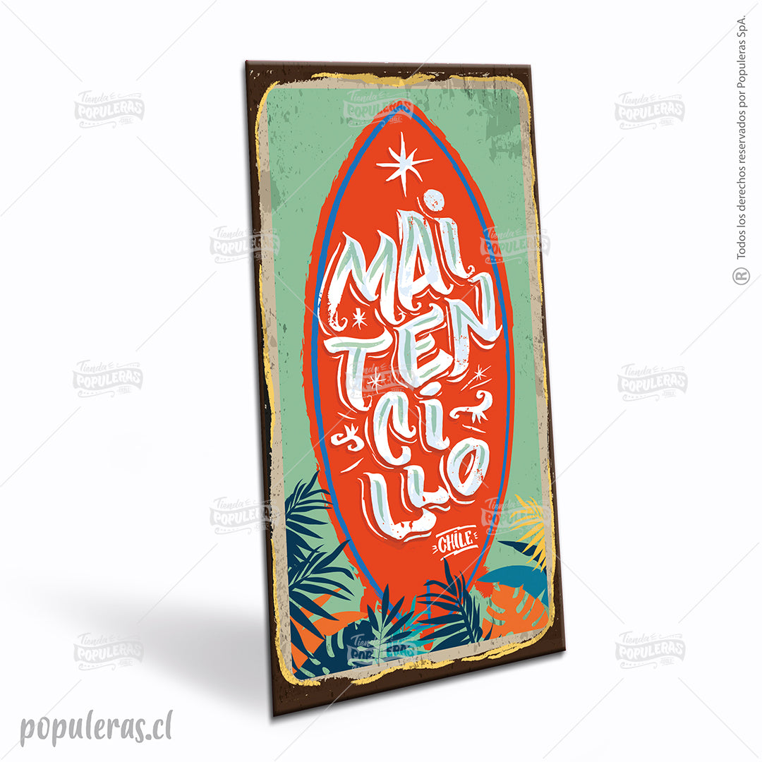 Cartel Maitencillo Naranja