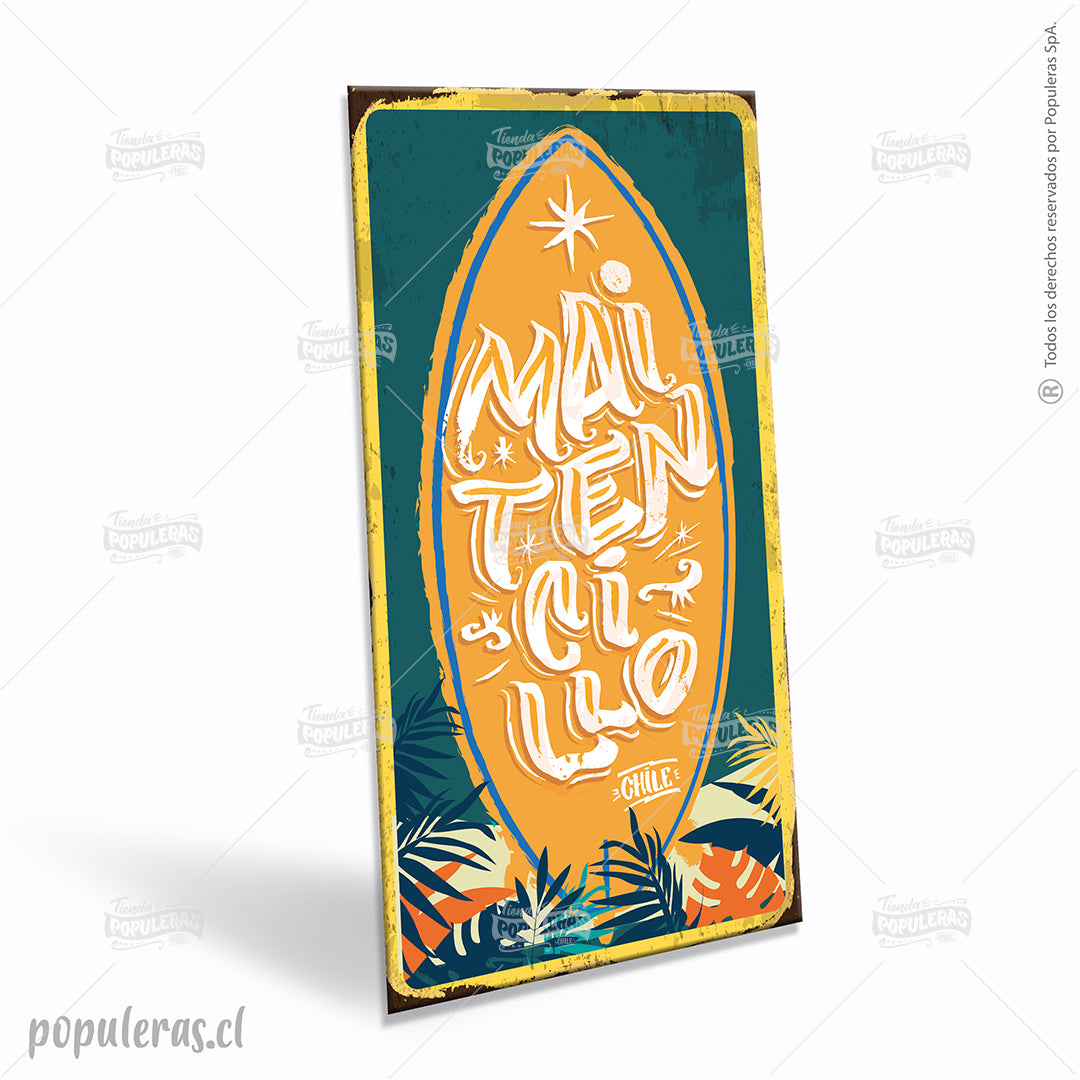 Cartel Maitencillo Amarillo