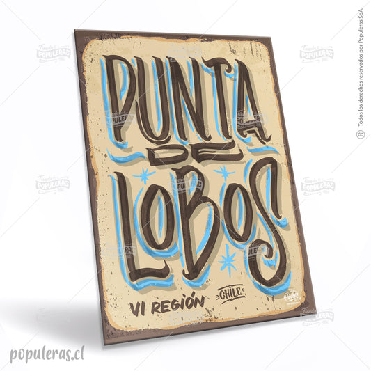 Cartel Punta de Lobos