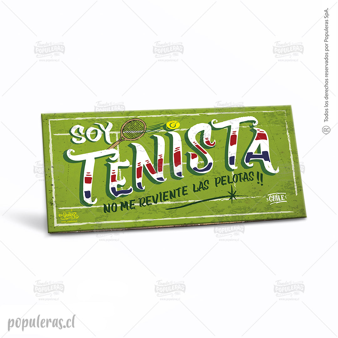 Cartel Soy Tenista