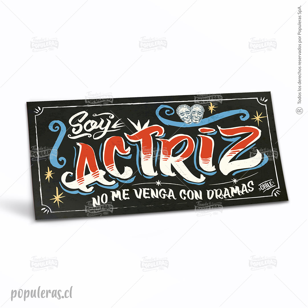 Cartel Soy Actriz