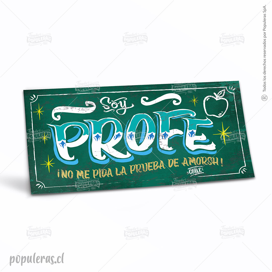 Cartel Soy Profe