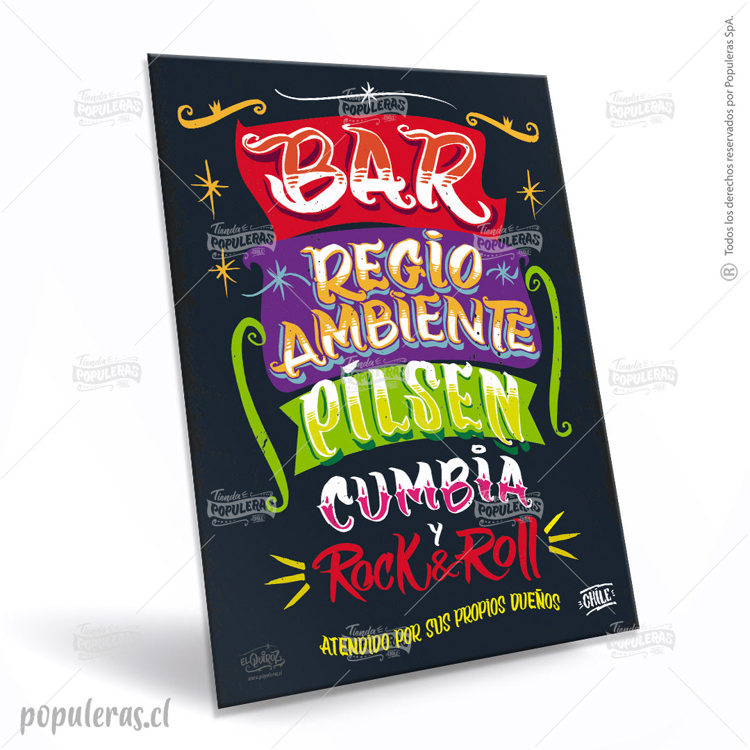 Cartel Bar, regio ambiente...