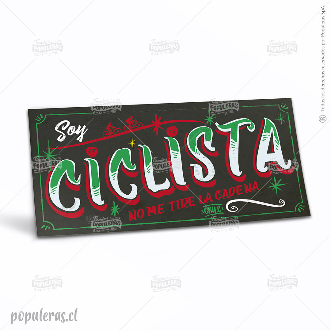 Cartel Soy Ciclista