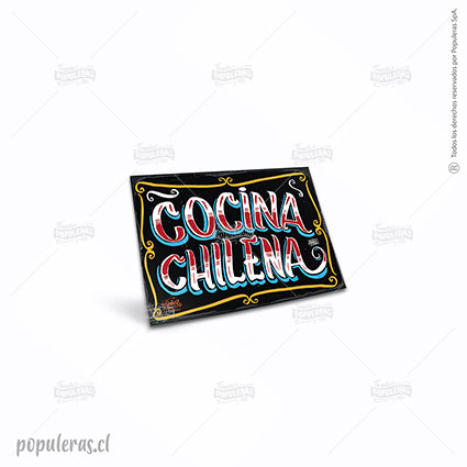 Cartel Cocina Chilena - Populeras