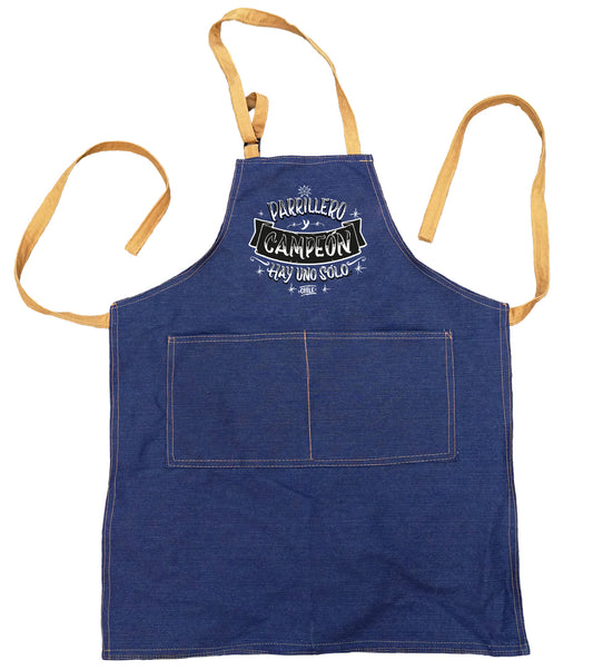 Pechera Parrillero y Campeón hay uno sólo