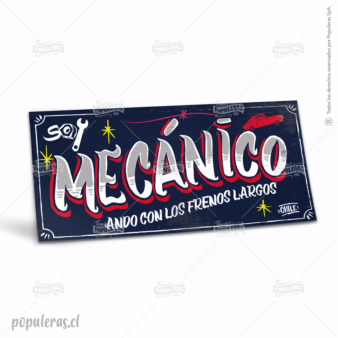Cartel Soy Mecánico