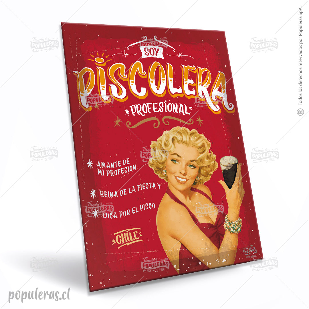Cartel Piscolera Profesional