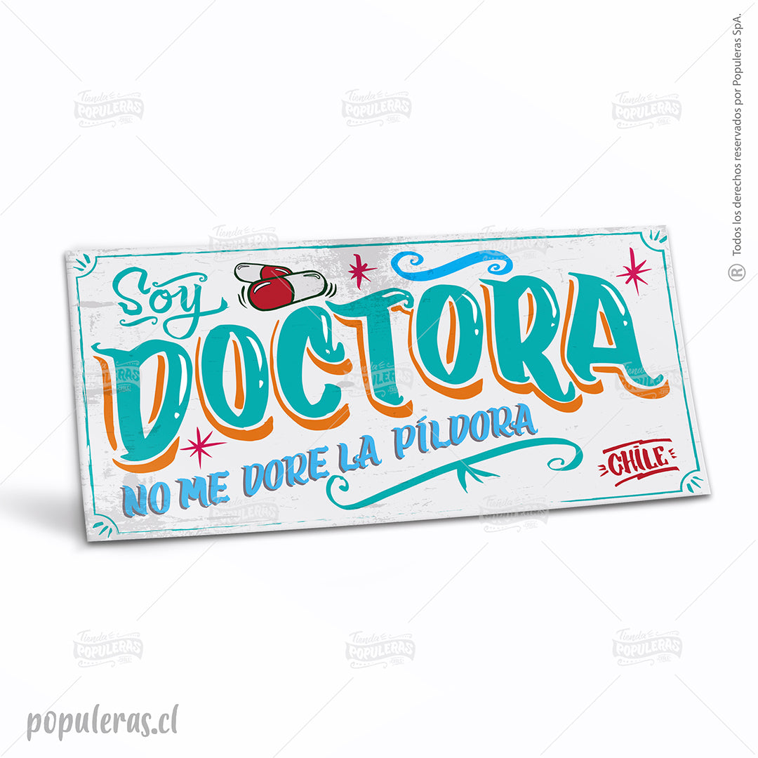 Cartel Soy Doctora