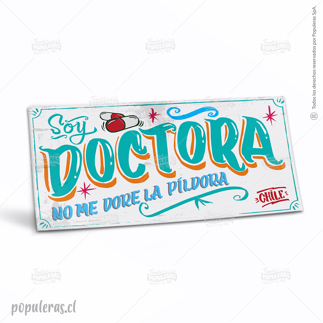 Cartel Soy Doctora