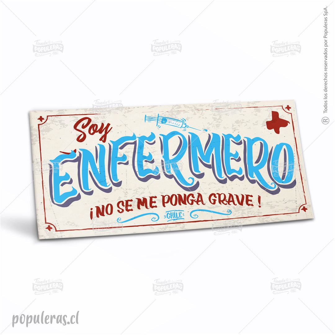 Cartel Soy Enfermero