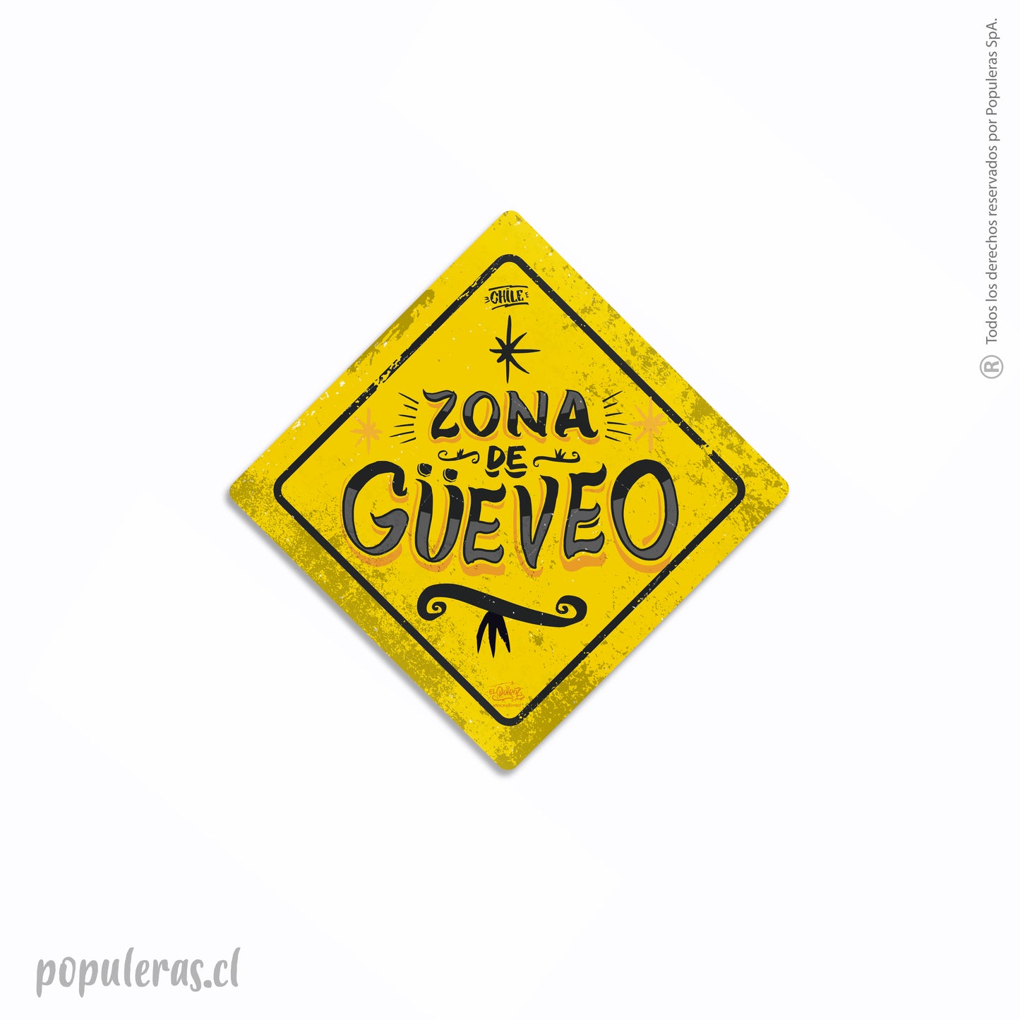 Magnético Señal Zona de Güeveo