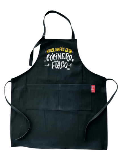 Pechera Nunca Confíes en un Cocinero Flaco