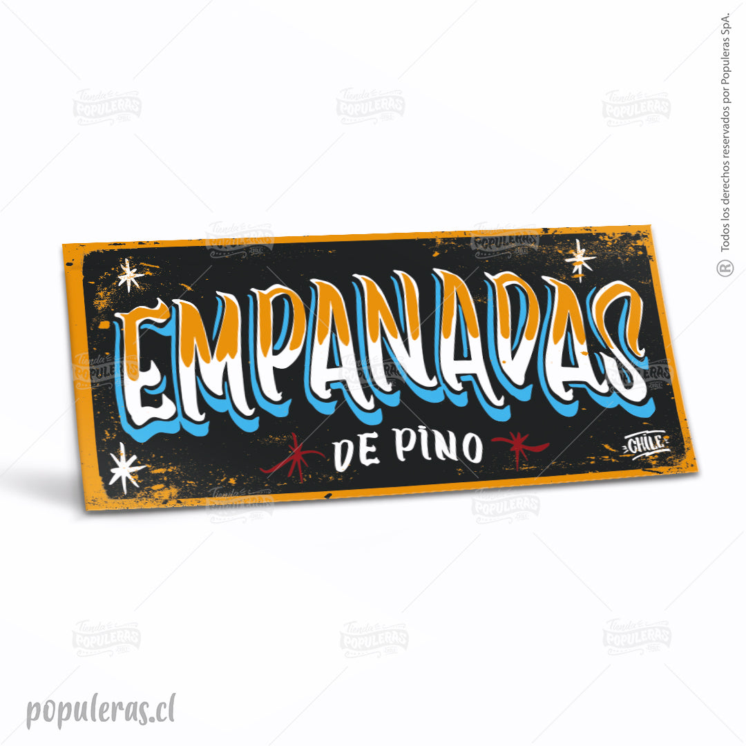 Cartel Empanadas de Pino