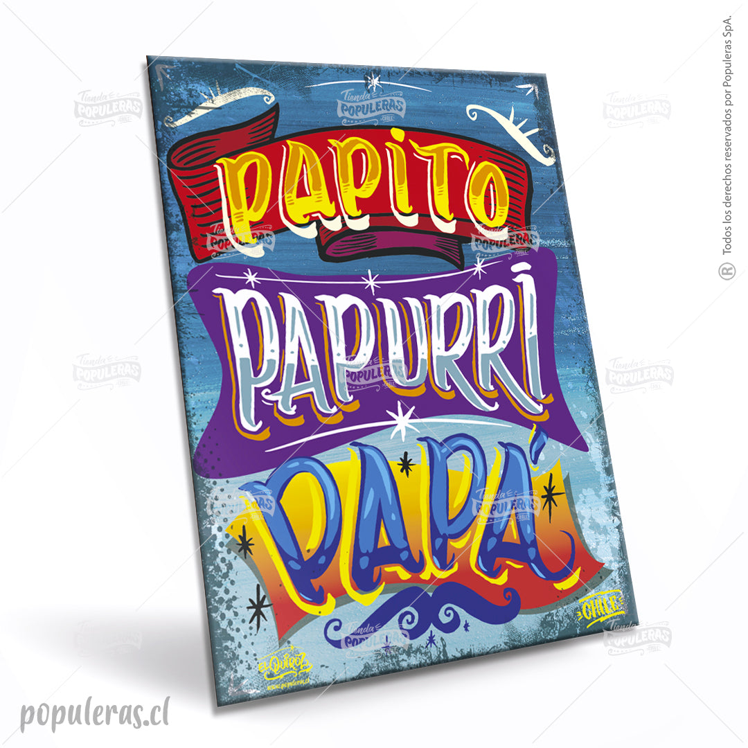 Cartel Papito Papurri Papá