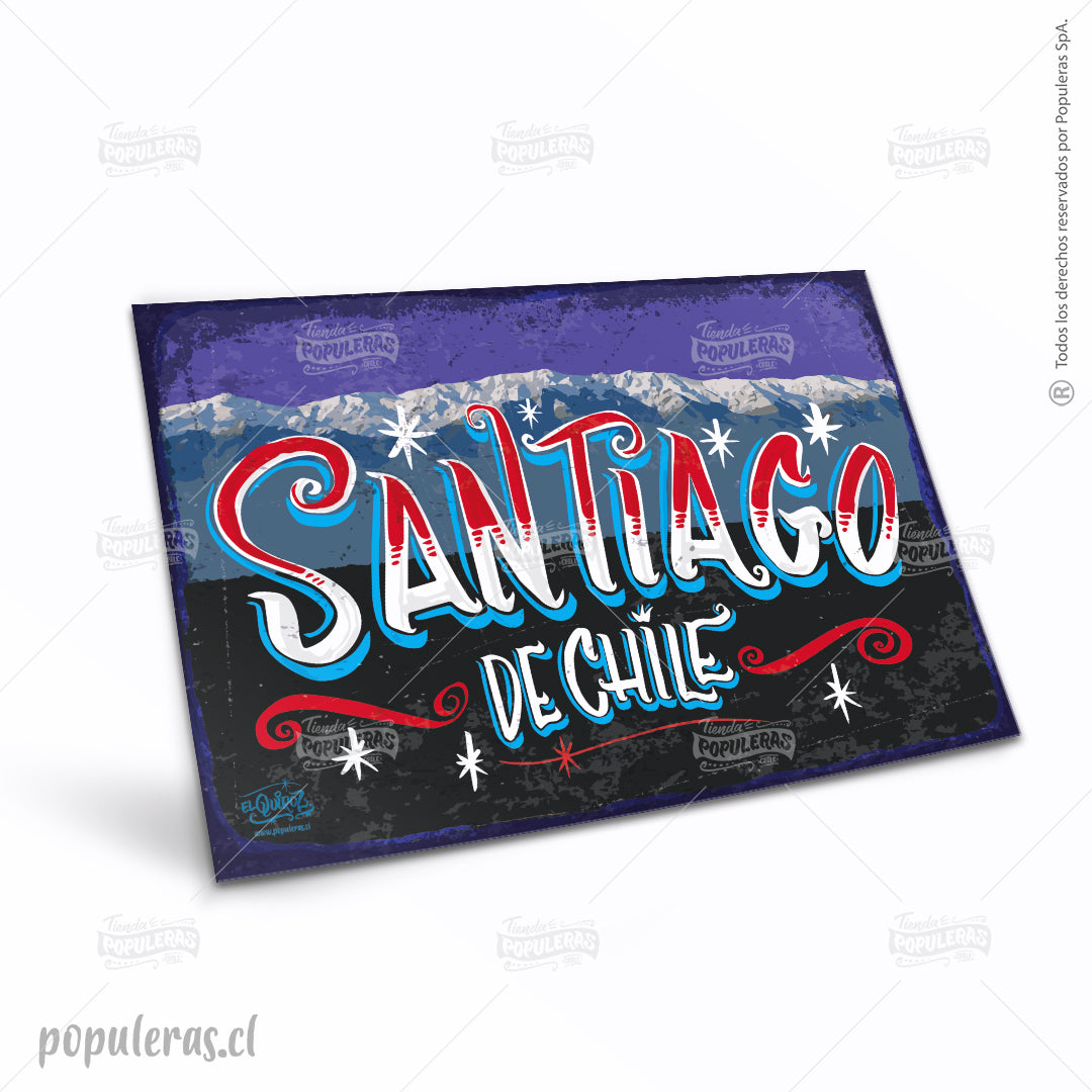 Cartel Santiago de Chile