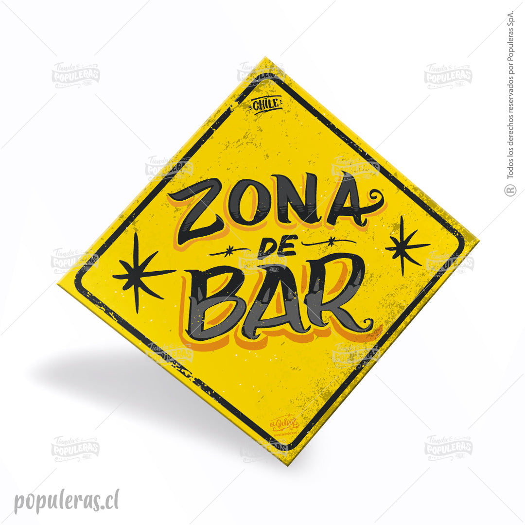 Cartel Zona de Bar